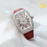 FRANCK MULLER V32 RED CUSTOM FULL DIAMOND
