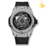 HUBLOT BIG BANG SANG BLEU BLACK PAVÉ TITANIUM