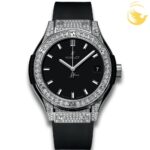 HUBLOT CLASSIC FUSION TITANIUM PAVE DIAMONDS 33MM