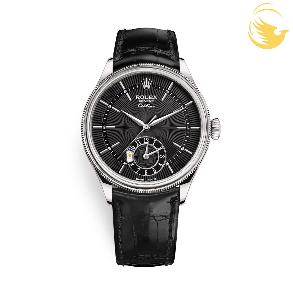 ROLEX CELLINI DUAL TIME 39MM WHITE GOLD 50529-0007 ROLEX CELLINI DUAL TIME 39MM WHITE GOLD 50529-0007