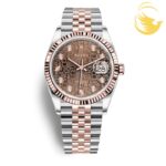 ROLEX DATEJUST 126231 CHOCOLATE DIAMOND DIAL 36MM