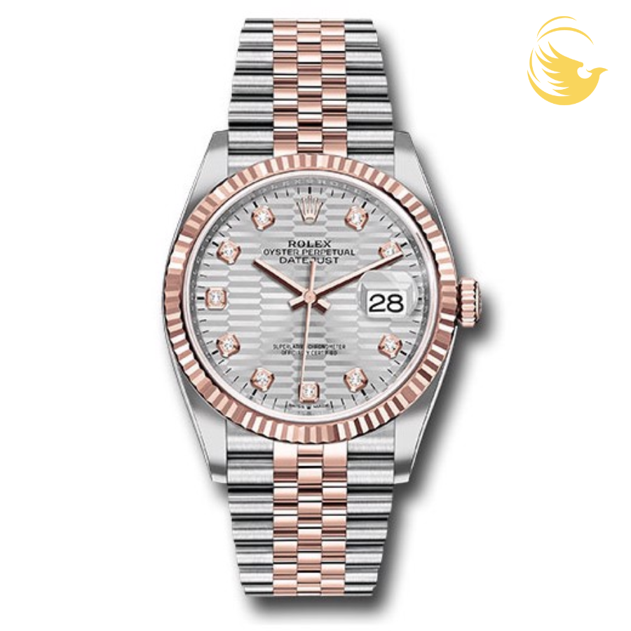 ROLEX DATEJUST 126231 FLUTED MOTIF DIAL 36MM ROLEX DATEJUST 126231 FLUTED MOTIF DIAL 36MM