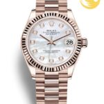ROLEX LADY DATEJUST 278275 ROSE GOLD MOP 31MM